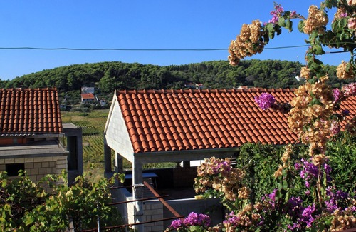 Vela Glavica Apartment | Two bedroom apartment with terrace and sea view Lumbarda, Korčula (A-9262-a)