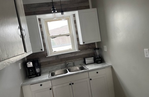 Berlin Apartment | Two BR close to ATV trails, hiking trails and ski areas, kayaking on the river.