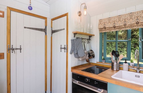 Hittisleigh Cottage | TWO MOORS SHEPHERDS HUT, pet friendly, with hot tub in Hittisleigh