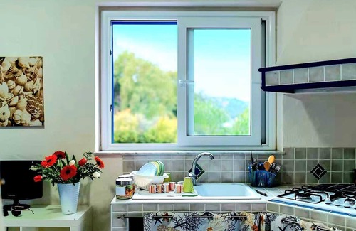 Capo d'Orlando Apartment | Two-room apartment overlooking the sea and the Aeolian Islands just 3 'from the beach of San Gregorio