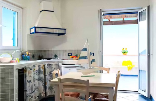 Capo d'Orlando Apartment | Two-room apartment overlooking the sea and the Aeolian Islands just 3 'from the beach of San Gregorio