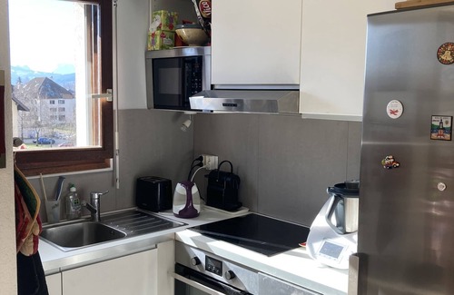 Annecy-le-Vieux Apartment | Type 2 with facing south terrace overlooking Lake Annecy at 300 meters