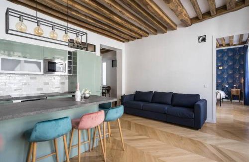 Vivienne Apartment | Typical Parisian Flat#3Bedrooms#Opera#Louvre