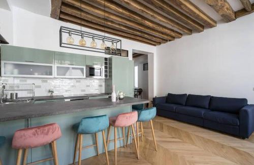 Vivienne Apartment | Typical Parisian Flat#3Bedrooms#Opera#Louvre