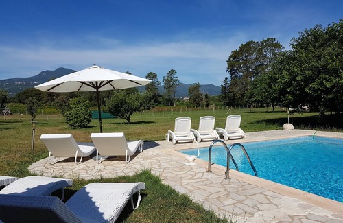 Sorbo-Ocagnano Cottage | U Querciolo gite de France 3 épis, 3 *, 53m², swimming pool and beach, air conditioning and free wifi