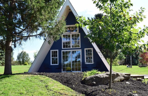 Witmer House | Unique A-Frame style home located near attractions in the Amish Country.