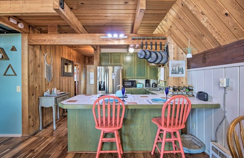 Camano Island Cabin | Unique Camano Cabin w/Mountain + Water Views