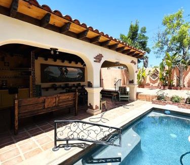Baker Street House | UNIQUE SPANISH HACIENDA HOUSE with POOL VINTAGE 1948 EUROPEAN ANTIQUES ETHNIC ART