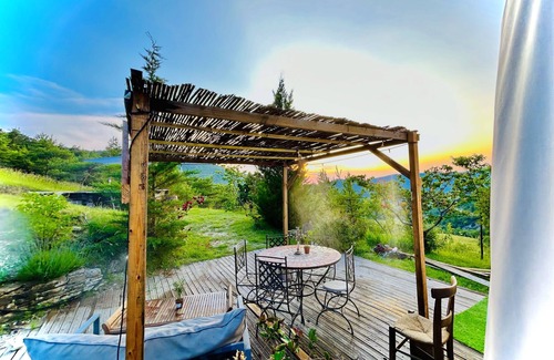 Rochebrune Cottage | Unusual stay in a contemporary yurt