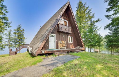 Channing House | Upper Peninsula Lakefront A-Frame Cabin with Dock