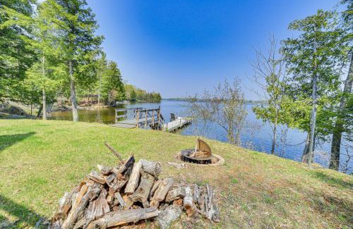 Channing House | Upper Peninsula Lakefront A-Frame Cabin with Dock