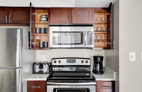 Connecticut Ave - K Street Apartment | Upscale Foggy Bottom 2BR w/Gym & W/D, near Metro & GWU, by Blueground