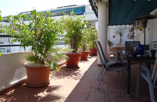 Torre del Mar Apartment | Vacation apartment Bunge with approx. 120 m² beautiful terrace 200 m to the beach, 6 pers.