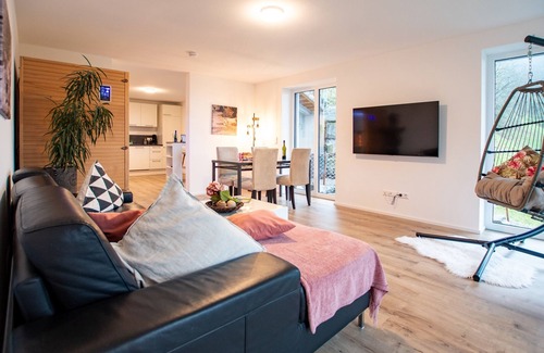 Hausach Apartment | Vacation apartment Kapellenblick 85sqm with whirlpool and infrared sauna, 2 bedrooms for max. 4 persons