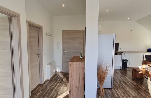 Ostringen Apartment | Vacation apartment "Penthouse Tiefenbach" with private wooden terrace on the roof and WLAN