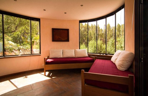 Garafia House | Vacation home El Sitio with pool - secluded location above the clouds, sea view, sauna, fireplace