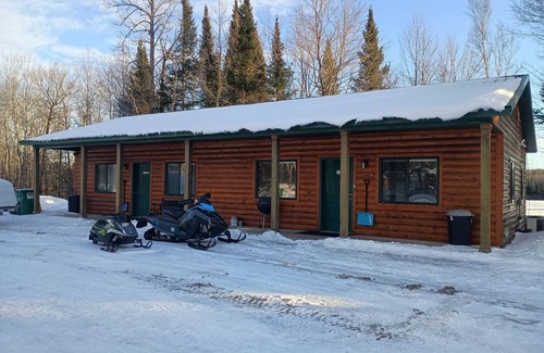 Washburn Cabin | Valhalla View Cabin Both Sides Trail Side North of Washburn with WiFi AC