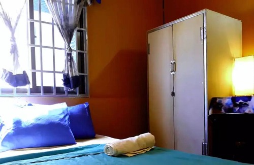 Ruessei Kaev Apartment | Vanny's D1 with Phnom Penh city view & balcony.