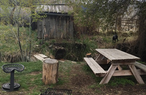 Gardiner Cabin | Very rustic early 1900's Cabin 3Queen,1 bedroom,2 outlets.LittleTrailCreekCabins