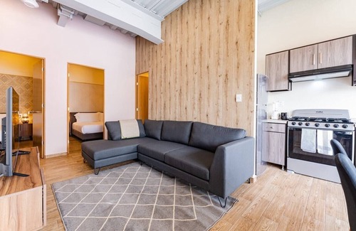 Zona Rosa Apartment | VH Roma Nte | Depa Industrial+RooftopandBalcón | 315