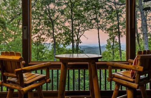 Morganton House | Views for Miles Outdoor Fireplace~ Shuffleboard