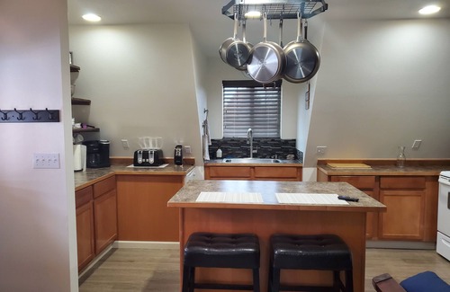 Pinehurst Condo | Views of the Mountain from the private decks of this upstairs condo.