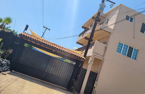 La Fonda House | Views to teh ocean and very big outfdoor patio with fire place
