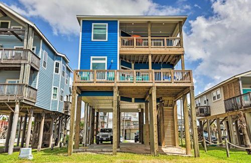 Galveston House | Villa Azul Galveston Home Modern and Beachfront!