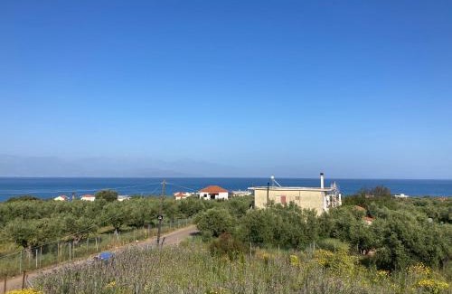 Aipeia Villa | VILLA BLUE COCOON - Chrani Messinia Peloponnese- Rooftop sea view 550 m from beach next to Kalamata Koroni Costa Navarino