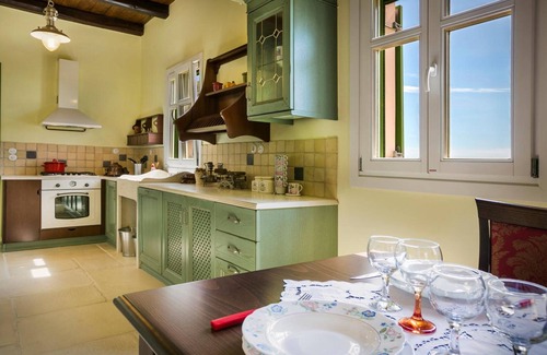 Paliki Villa | Villa 'Country Atheras' with Sea View, Wi-Fi and Air Conditioning