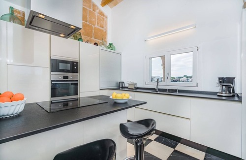es Bacares Villa | Villa Es Clot sea view 8 people BBQ
