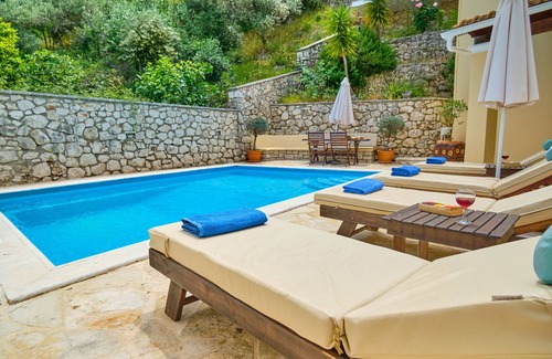 Apraos Villa | Villa Fotini with private heated pool Imerolia Kassiopi