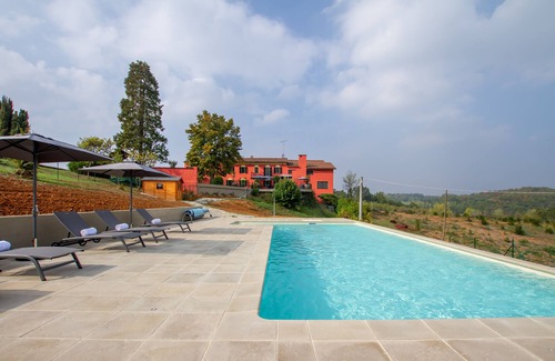 Fubine Villa | Villa in Piedmont with private pool in the middle of the Tenuta CostaRossa winery