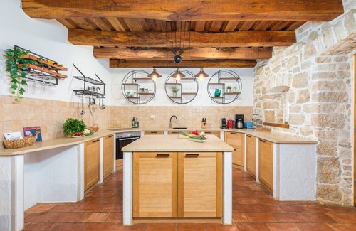 Susnjici Villa | Villa Lamija - beautiful authentic stone villa villa private pool, foosball, darts and billiard