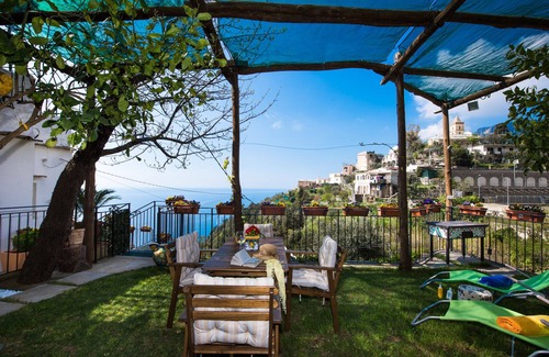 Montepertuso Villa | Villa Laura, amazing breakfast, private outdoor hot tub, Positano, Amalfi coast