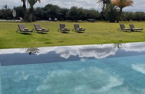 Ghmate Villa | Villa Luxe Marrakech 7 rooms heated swimming pool jaccuzi hammam 30 mn Marrakech