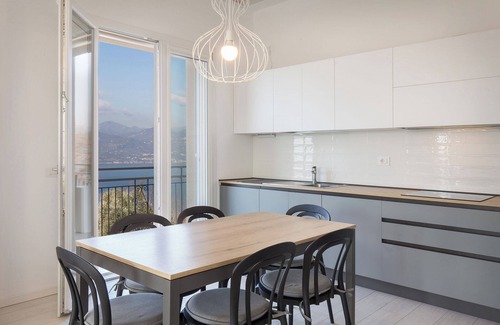 Albisano Apartment | Villa Malù - APT Luisa Pool and lake view