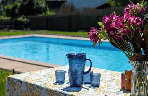 O Porrino Villa | Villa Mosende (360), with pool near the beach