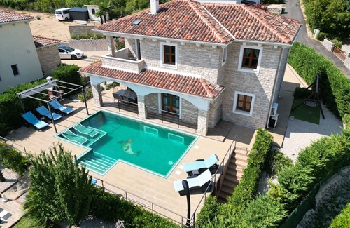 Kornic House | Villa NOAH (5*) ; Stone house, heated indoor pool, jacuzzi, sauna, fitness room