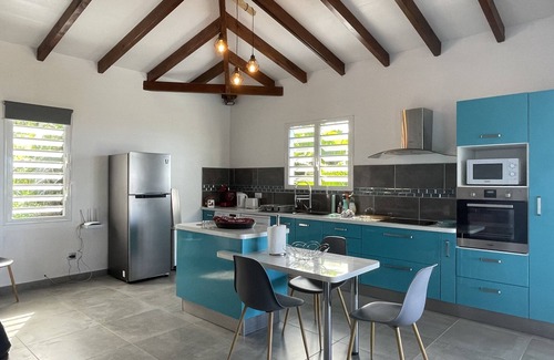 Riviere-Salee Villa | VILLA PAMEYAQUE T3 SUPERB SEA VIEW AND SWIMMING POOL