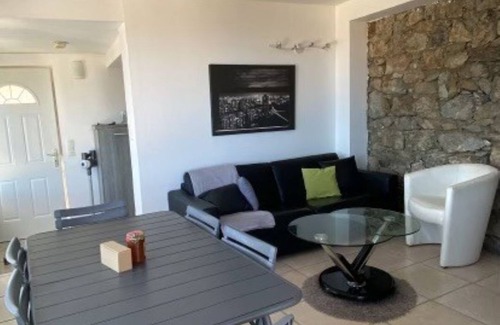 Poggio-di-Nazza Apartment | Village house with sea and mountain views, pets welcome!