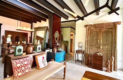 Petaling Jaya Apartment | Vintage Master bedroom with private toilet & bathtub
