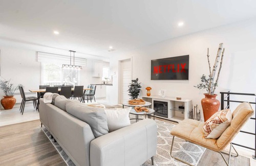 Rawdon Ski Chalet | Vue sur Lac Spa Billard Wifi Smart TV 5 Chambres Lits King Cuisine+