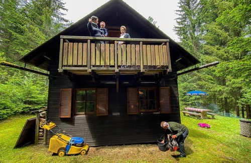 Zeutschach House | Waldhaus zu Graslupp - vacation home, bathroom, WC