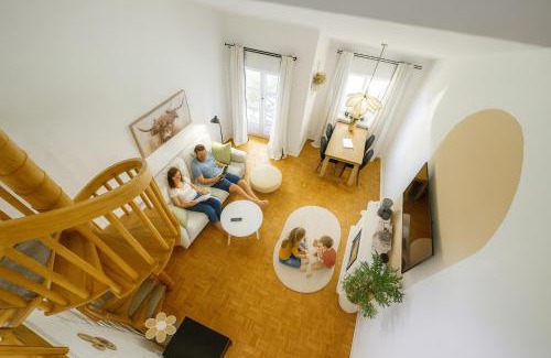Waldkirchen Apartment | Waldzauber, nähe Passau, Garten, Kamin, Galerie, im Bayerischen Wald