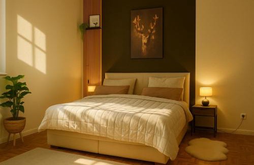 Waldkirchen Apartment | Waldzauber, nähe Passau, Garten, Kamin, Galerie, im Bayerischen Wald