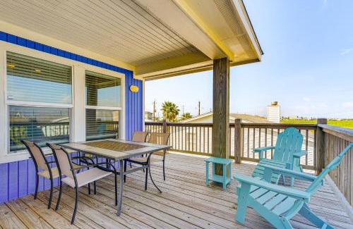 Jamaica Beach House | Walk to Beach Galveston Home with Golf Cart!
