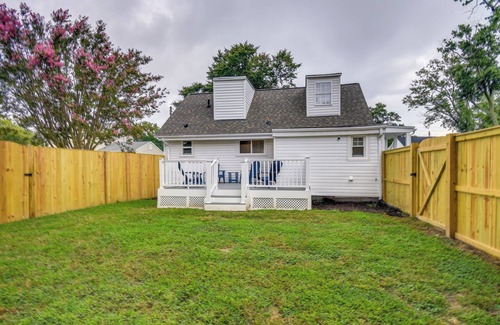 Buckroe Beach Cottage | Walk to Beach: Hampton Home w/Grill!