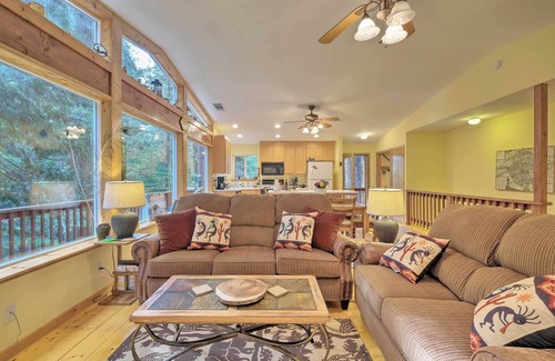 Arnold Cabin | Walk to Big Trees State Park: Cabin w/Deck!