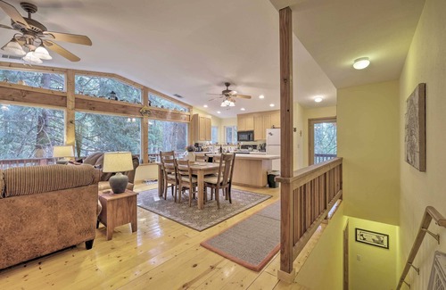 Arnold Cabin | Walk to Big Trees State Park: Cabin w/Deck!